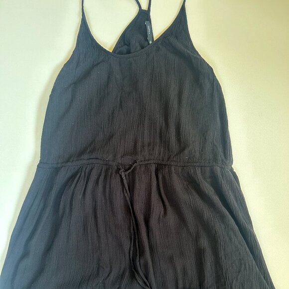 Aritzia Talula Dress with Waist Drawstring and Adjustable Strap, Detailed Tr - Picture 1 of 8